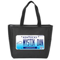 Mystik Dan Winner 2024 Betting License Plate Horse Racing Zip Tote Bag