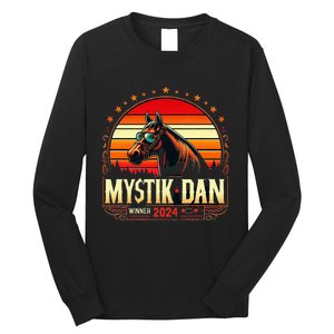 Mystik Dan Winner 2024 Funny Retro Long Sleeve Shirt