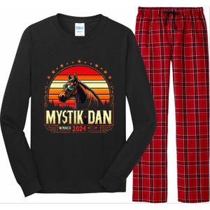 Mystik Dan Winner 2024 Funny Retro Long Sleeve Pajama Set