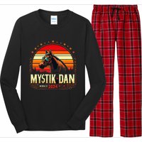 Mystik Dan Winner 2024 Funny Retro Long Sleeve Pajama Set