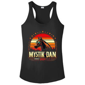 Mystik Dan Winner 2024 Funny Retro Ladies PosiCharge Competitor Racerback Tank