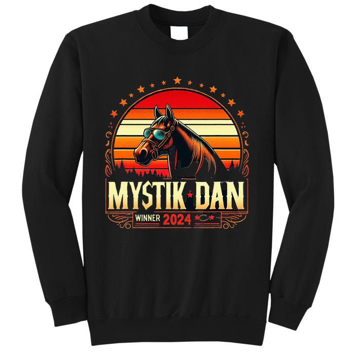 Mystik Dan Winner 2024 Funny Retro Tall Sweatshirt