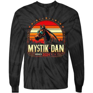 Mystik Dan Winner 2024 Funny Retro Tie-Dye Long Sleeve Shirt