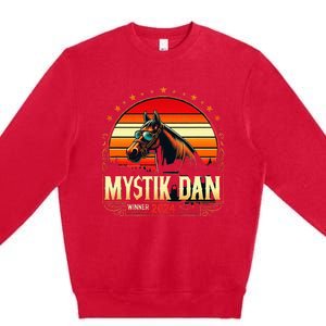 Mystik Dan Winner 2024 Funny Retro Premium Crewneck Sweatshirt