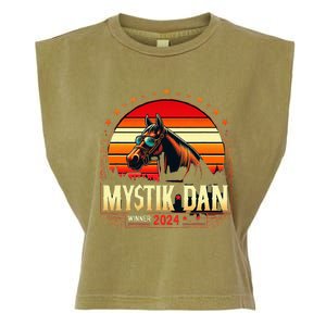 Mystik Dan Winner 2024 Funny Retro Garment-Dyed Women's Muscle Tee