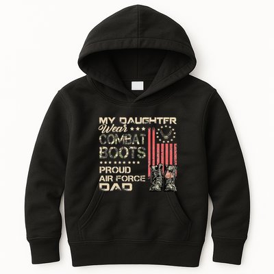 My Daughter Wear Combat Boots Proud Dad Of Air Force Veteran Kids Hoodie