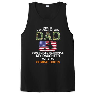 My Daughter Wears Combat Bootsgiftproud National Guard Dad Army Gift PosiCharge Competitor Tank