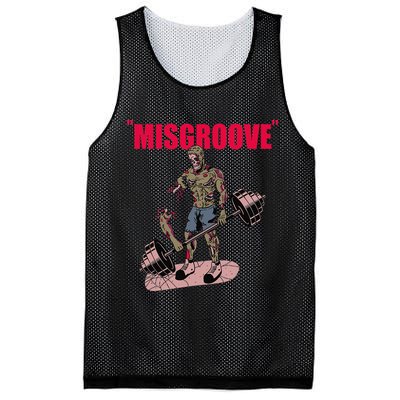 Misgroove Deadlift Weightlifting Bodybuilding Gym Fitness Mesh Reversible Basketball Jersey Tank