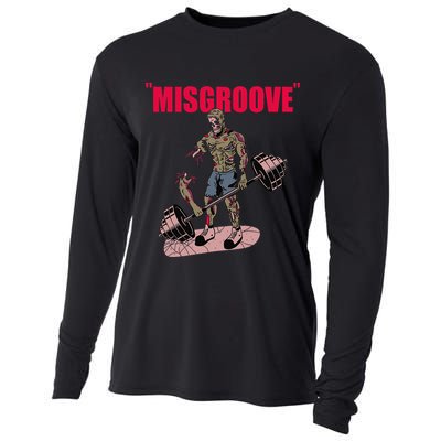 Misgroove Deadlift Weightlifting Bodybuilding Gym Fitness Cooling Performance Long Sleeve Crew