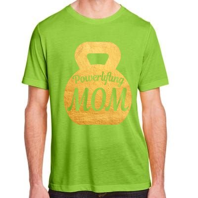 Mother's Day Workout Kettlebell Powerlifting Mom Gift Adult ChromaSoft Performance T-Shirt