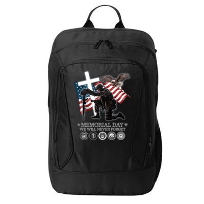 Memorial Day We Will Never Forget City Backpack