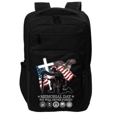 Memorial Day We Will Never Forget Impact Tech Backpack