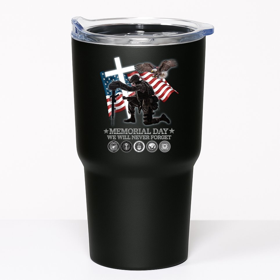 Memorial Day We Will Never Forget Tumbler