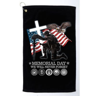 Memorial Day We Will Never Forget Golf Towel