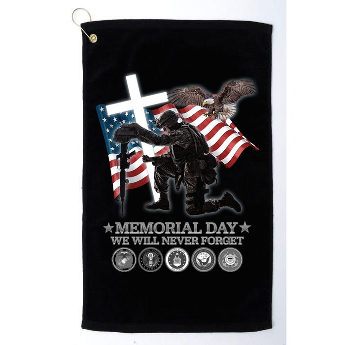 Memorial Day We Will Never Forget Golf Towel