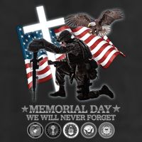 Memorial Day We Will Never Forget Golf Towel