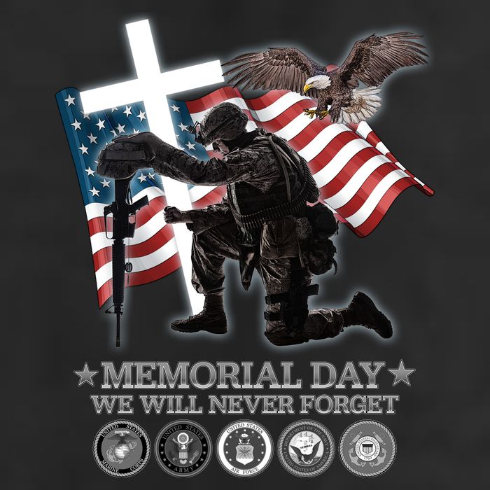 Memorial Day We Will Never Forget Golf Towel