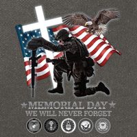 Memorial Day We Will Never Forget Cotton Canvas Backpack