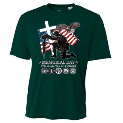 Memorial Day We Will Never Forget Cooling Performance Crew T-Shirt