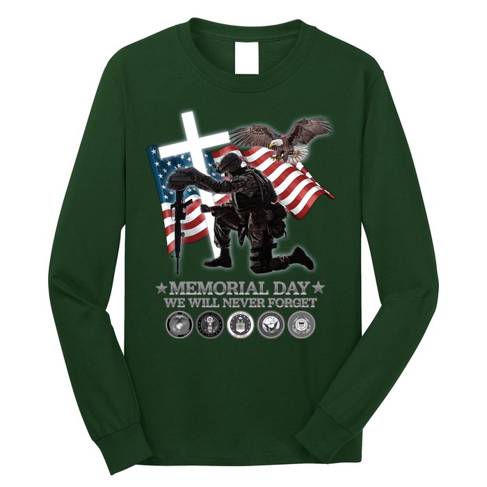 Memorial Day We Will Never Forget Long Sleeve Shirt