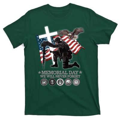 Memorial Day We Will Never Forget T-Shirt