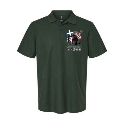 Memorial Day We Will Never Forget Softstyle Adult Sport Polo