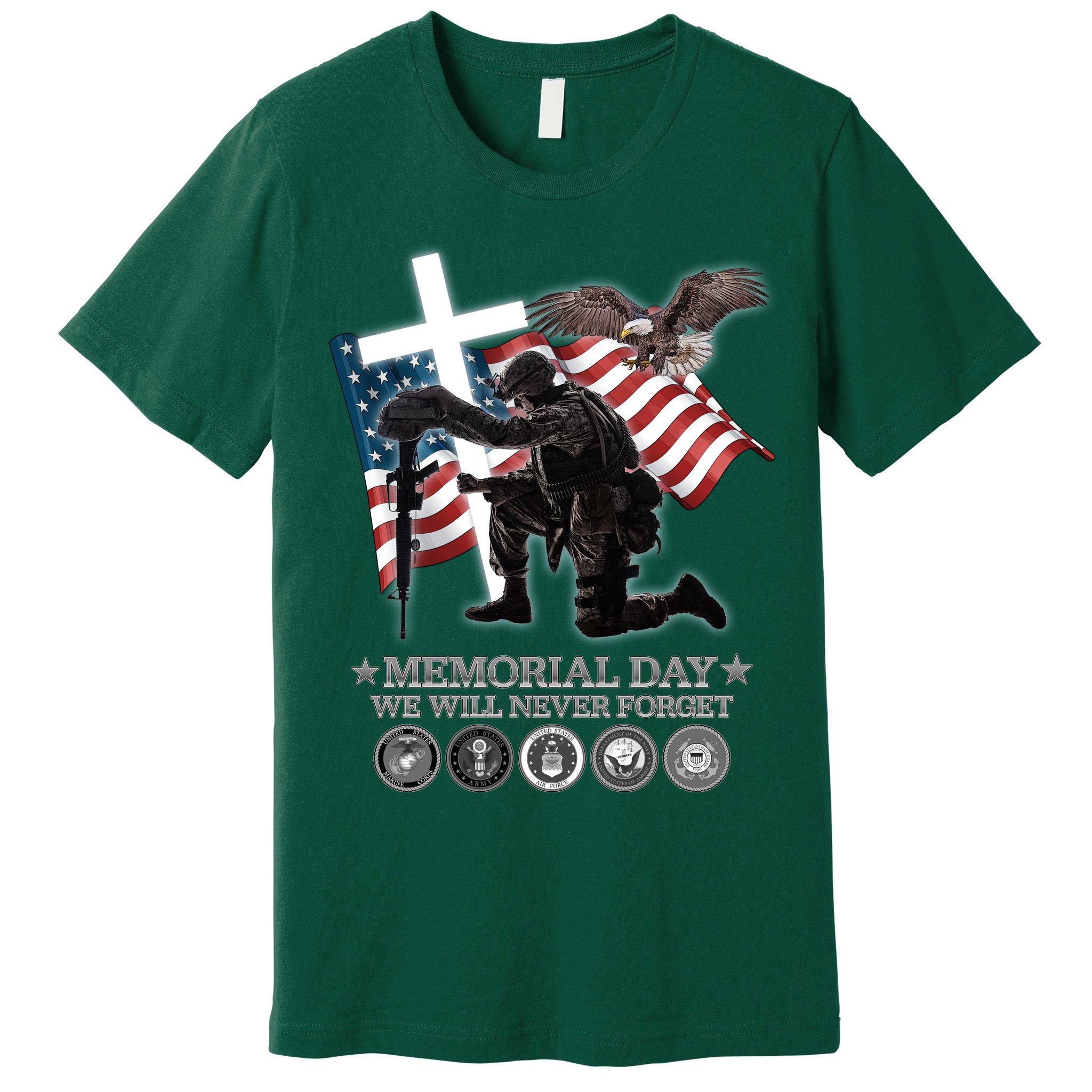 Memorial Day We Will Never Forget Premium T-Shirt