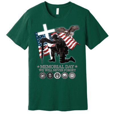 Memorial Day We Will Never Forget Premium T-Shirt