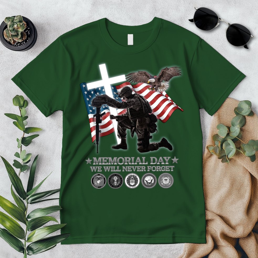 Memorial Day We Will Never Forget Premium T-Shirt