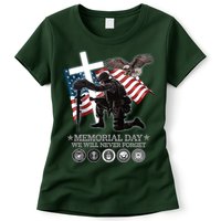 Memorial Day We Will Never Forget Womens T-Shirt