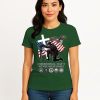 Memorial Day We Will Never Forget Womens T-Shirt