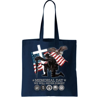 Memorial Day We Will Never Forget Tote Bag