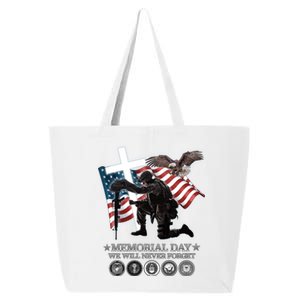 Memorial Day We Will Never Forget 25L Jumbo Tote