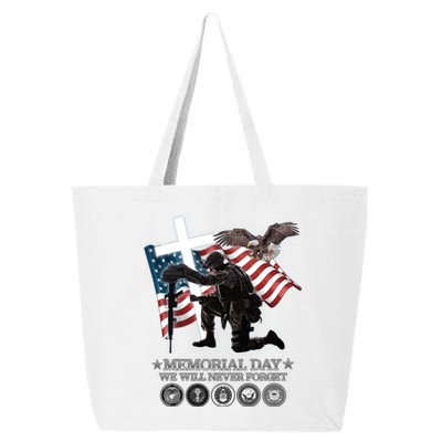 Memorial Day We Will Never Forget 25L Jumbo Tote