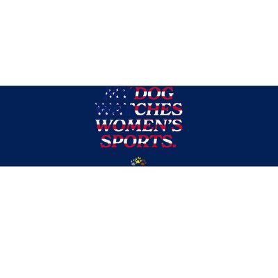 My Dog Watches Women.S Sports Usa Patriotic Stars & Stripes Premium Bumper Sticker