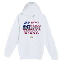 My Dog Watches Women.S Sports Usa Patriotic Stars & Stripes Premium Premium Pullover Hoodie