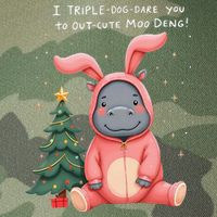 Moo Deng Xmas Story Pin.K Bunny Pajamas Legacy Tie Dye Trucker Hat