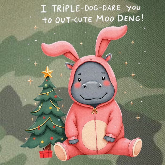 Moo Deng Xmas Story Pin.K Bunny Pajamas Legacy Tie Dye Trucker Hat