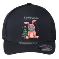 Moo Deng Xmas Story Pin.K Bunny Pajamas Flexfit Unipanel Trucker Cap