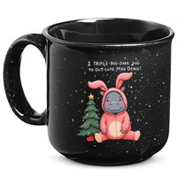 Moo Deng Xmas Story Pin.K Bunny Pajamas 15oz Campfire Ceramic Mug