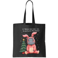 Moo Deng Xmas Story Pin.K Bunny Pajamas Bag