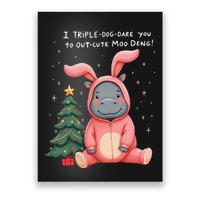 Moo Deng Xmas Story Pin.K Bunny Pajamas Poster