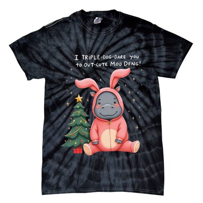 Moo Deng Xmas Story Pin.K Bunny Pajamas Tie-Dye T-Shirt