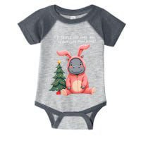 Moo Deng Xmas Story Pin.K Bunny Pajamas Infant Baby Jersey Bodysuit