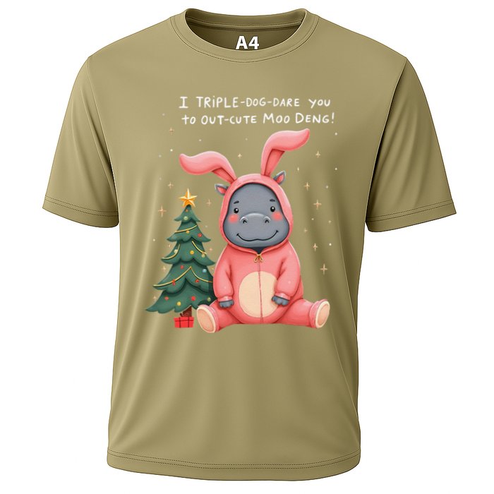 Moo Deng Xmas Story Pin.K Bunny Pajamas Performance Shirt