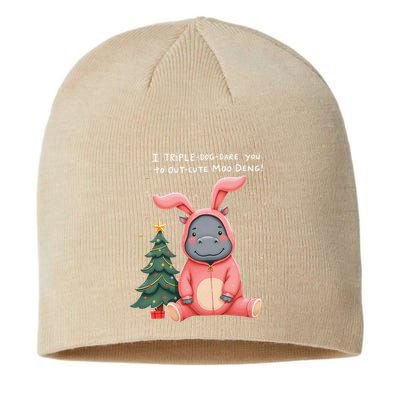 Moo Deng Xmas Story Pin.K Bunny Pajamas Sustainable Beanie