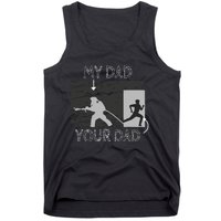 My Dad Your Dad Firefighter Son Proud Fireman Rescuer Gift Tank Top