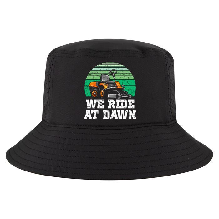 Mowing Dad Yard Work We Ride At Dawn Lawnmower Cool Comfort Performance Bucket Hat