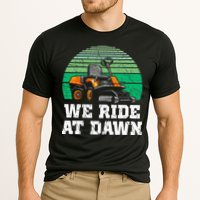 Mowing Dad Yard Work We Ride At Dawn Lawnmower Cooling Performance Crew T-Shirt