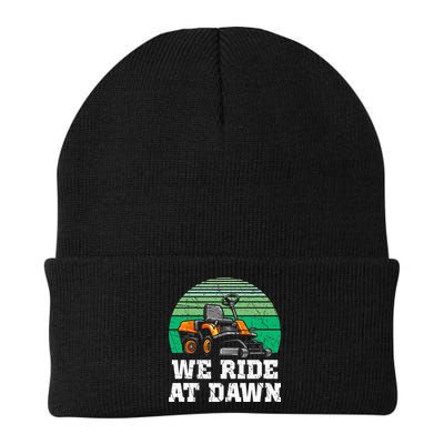 Mowing Dad Yard Work We Ride At Dawn Lawnmower Beanie